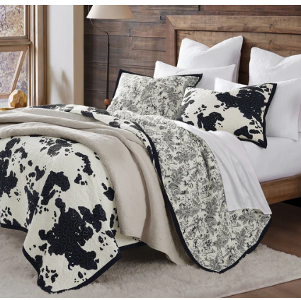 HiEnd Accents Clara Cowhide Quilt - Thumbnail 4