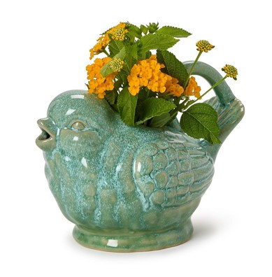 Two's Company Stoneware Bird Pitcher - Thumbnail 4