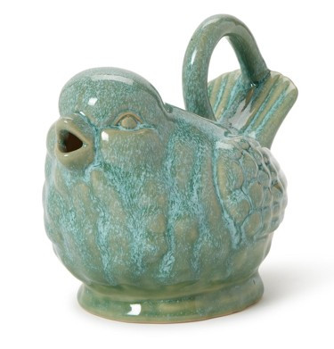 Two's Company Stoneware Bird Pitcher