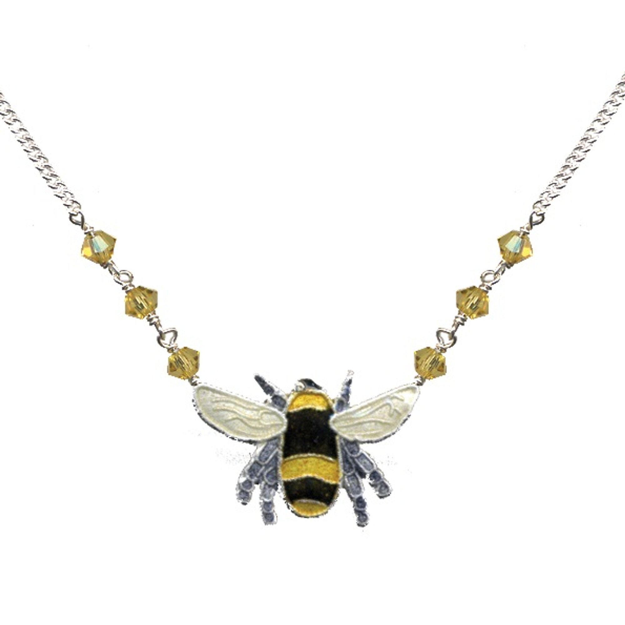 Frederic Sage 18K Yellow Gold Small Bumble Bee Necklace | Neiman Marcus