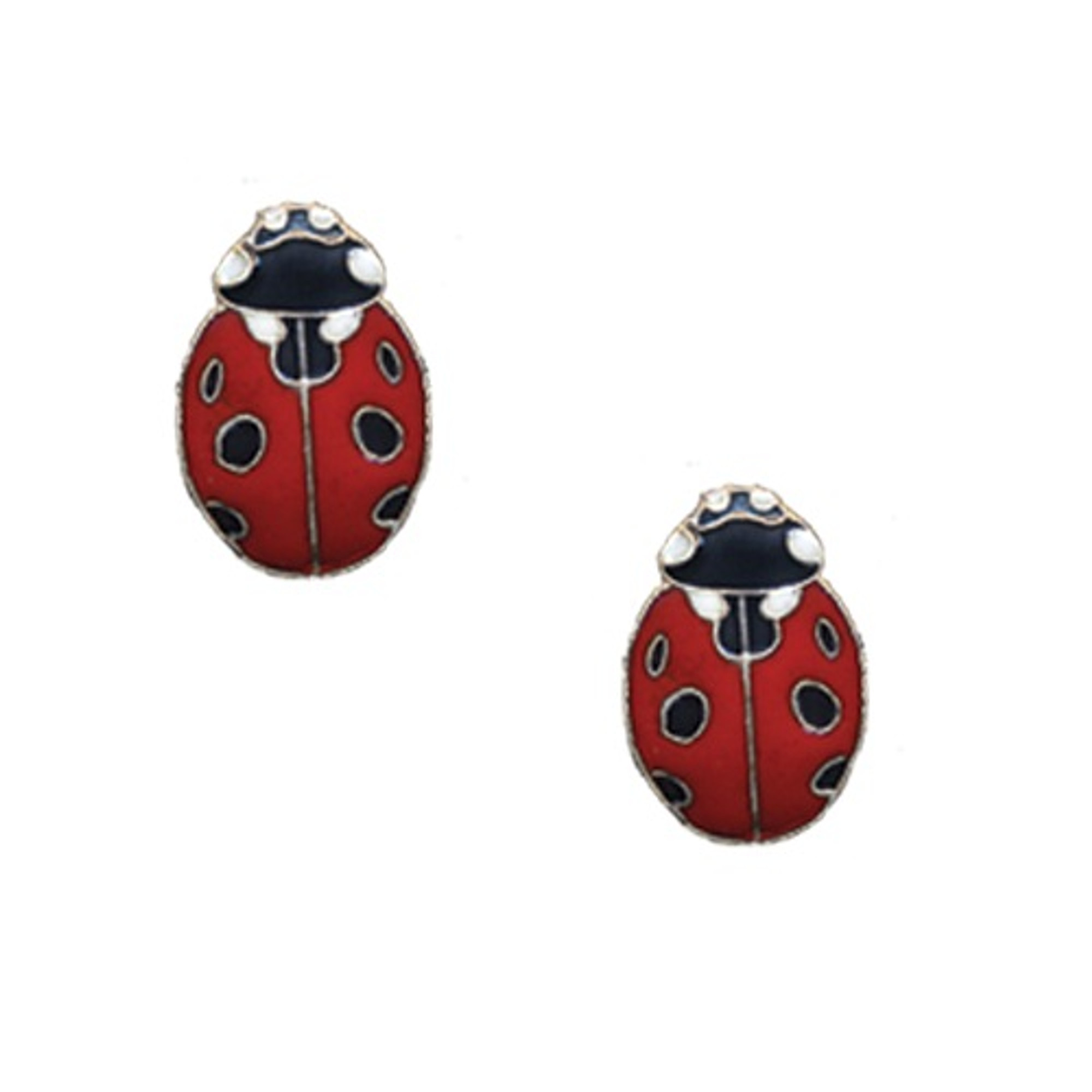 Miraculous Ladybug Earrings 925 Sterling Silver Ladybird Stud Earrings