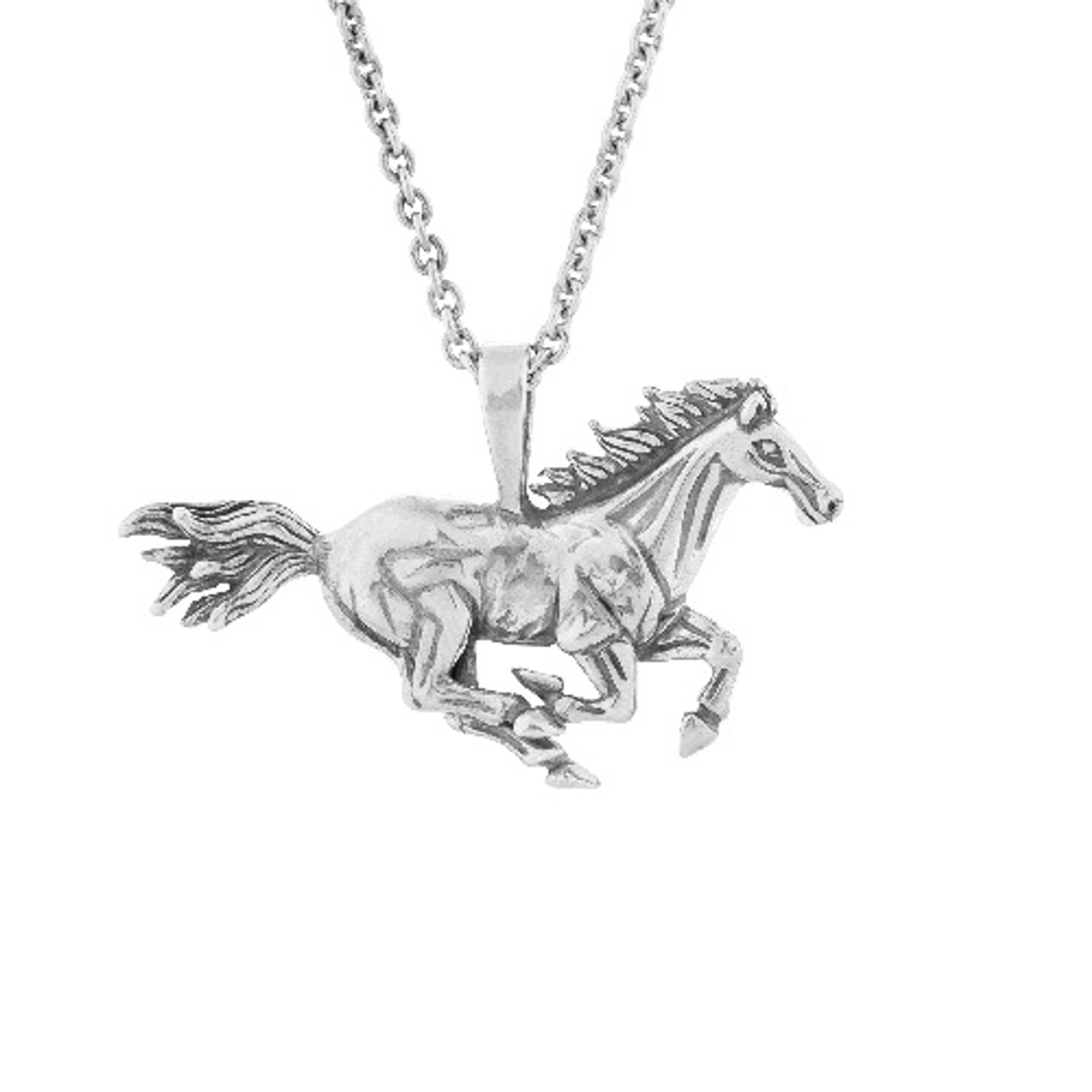 Finbar Horse Necklace – Celtic Crystal Design Jewelry