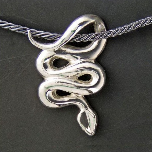 Snake Pendant | Necklace | Sterling Silver | Anisa Stewart