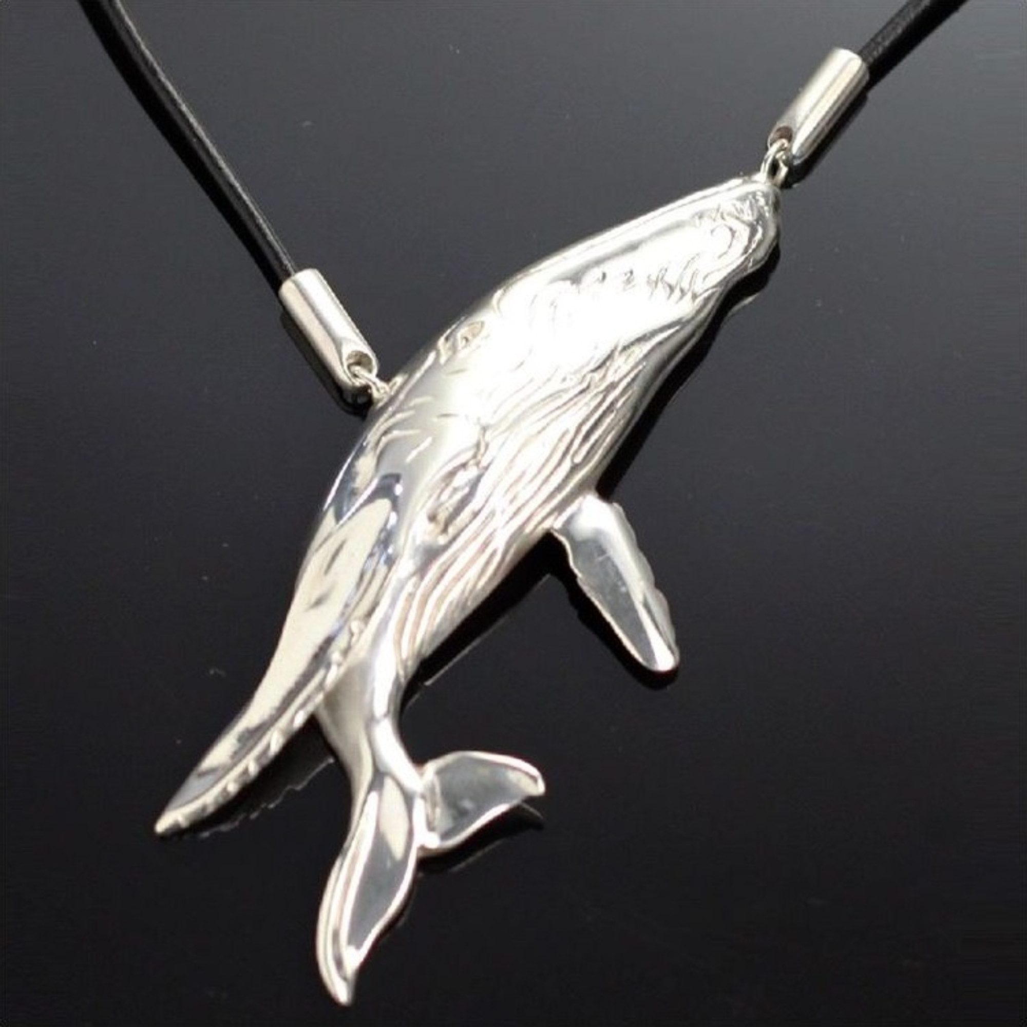 Humpback Whale Sterling Silver Necklace | Nature Jewelry