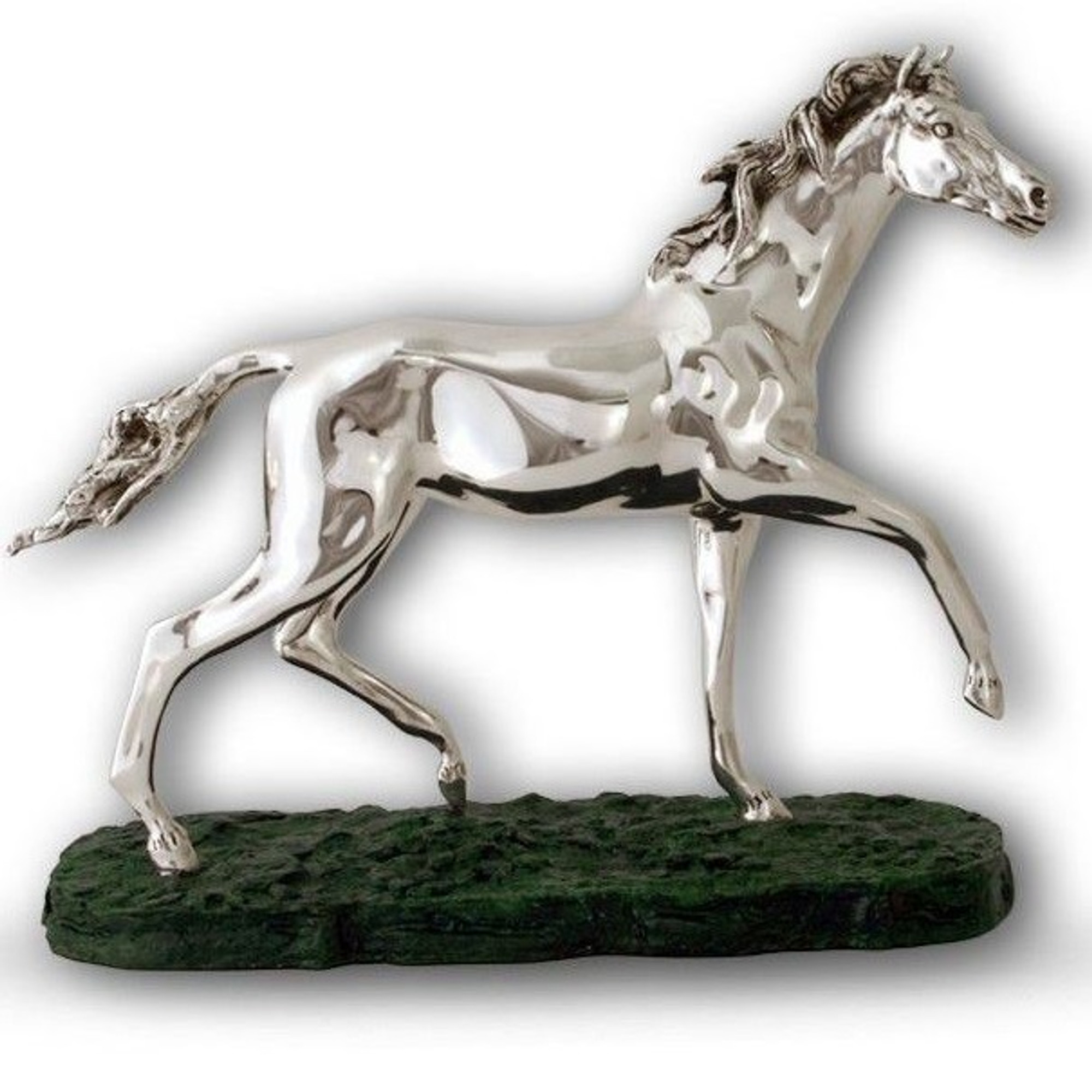 Horse Sculpture A15 Silver Plated D'Argenta