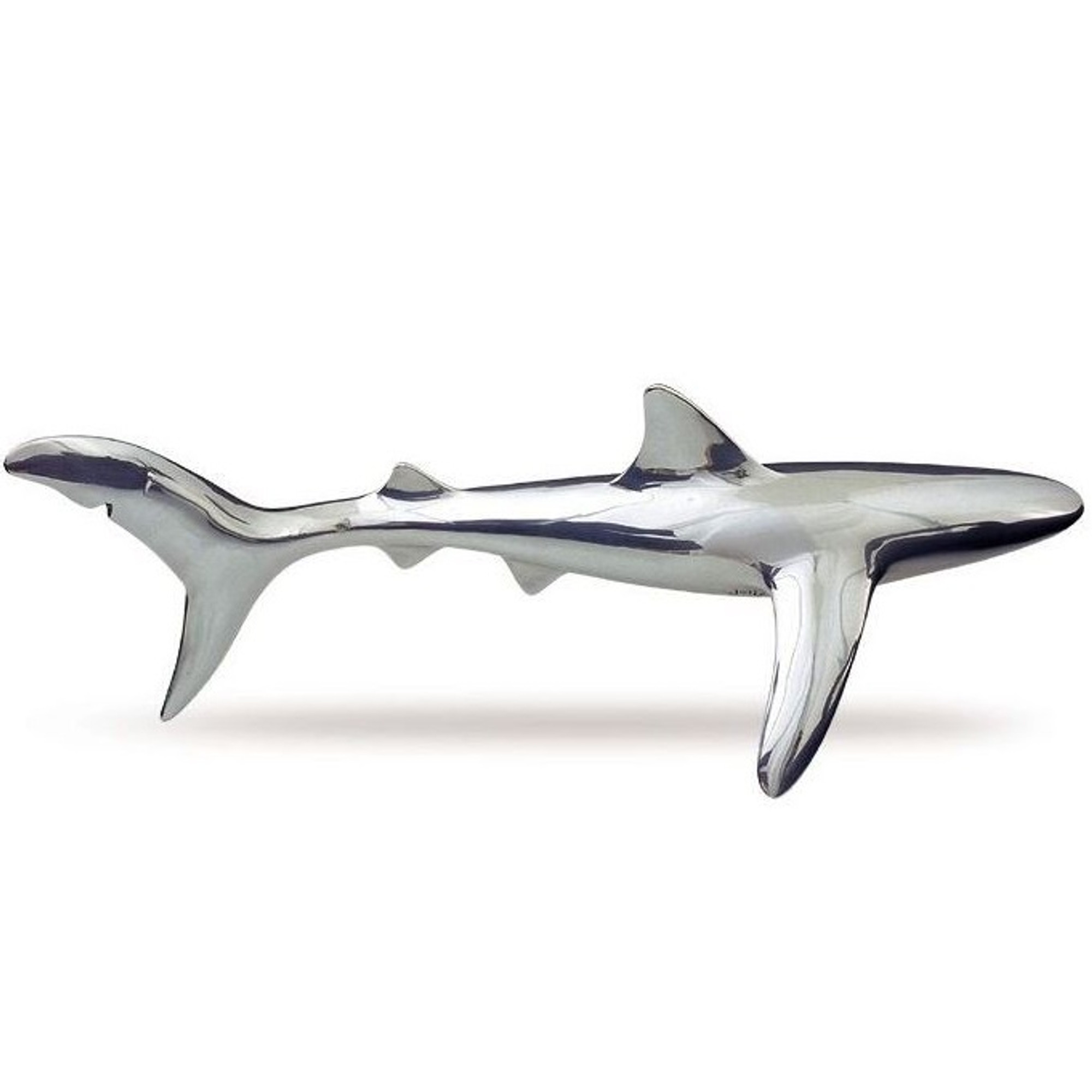 Shark Sculpture | A18 | Silver Plated | D'Argenta