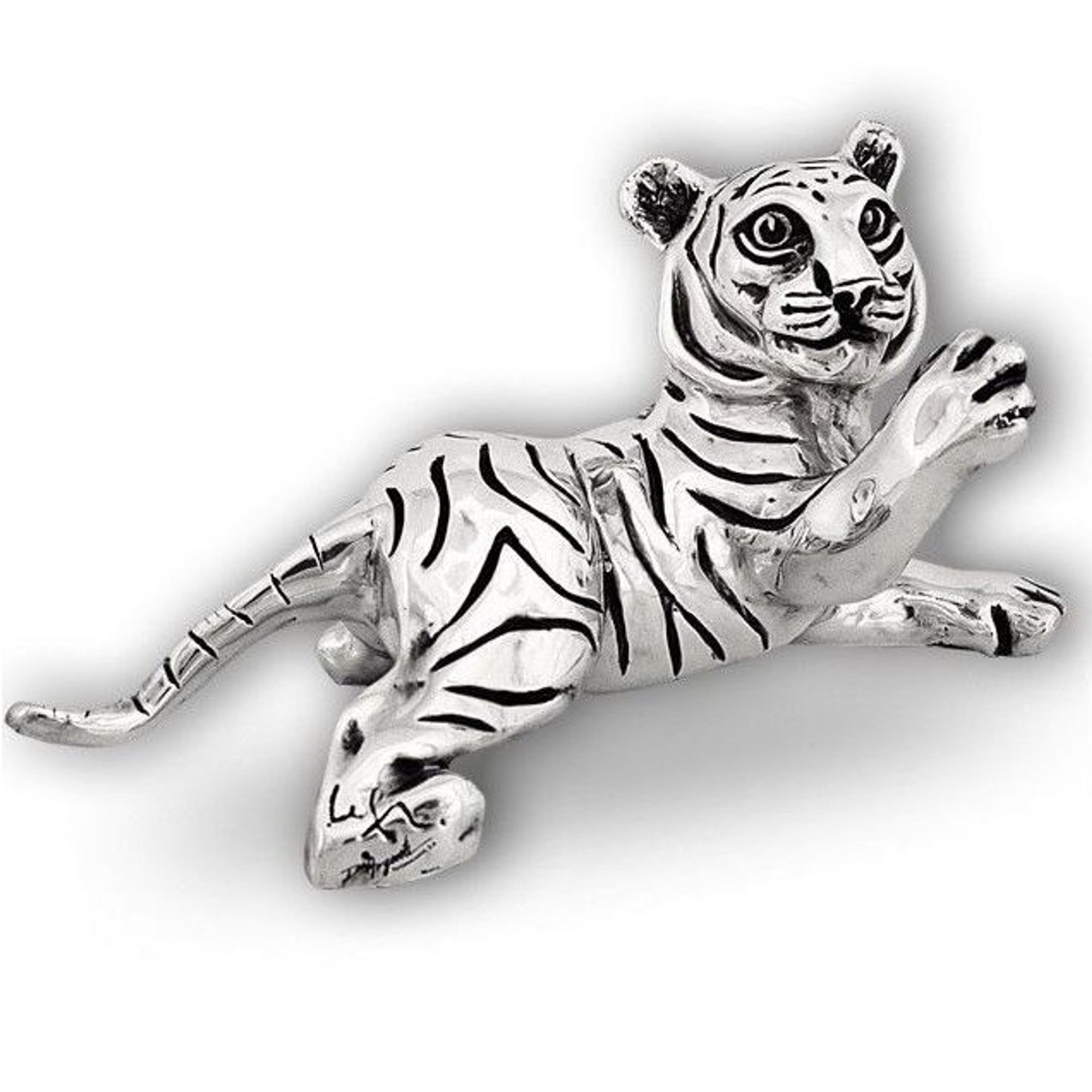 Hi-Line Gift Tiger Cub Sitting Statue