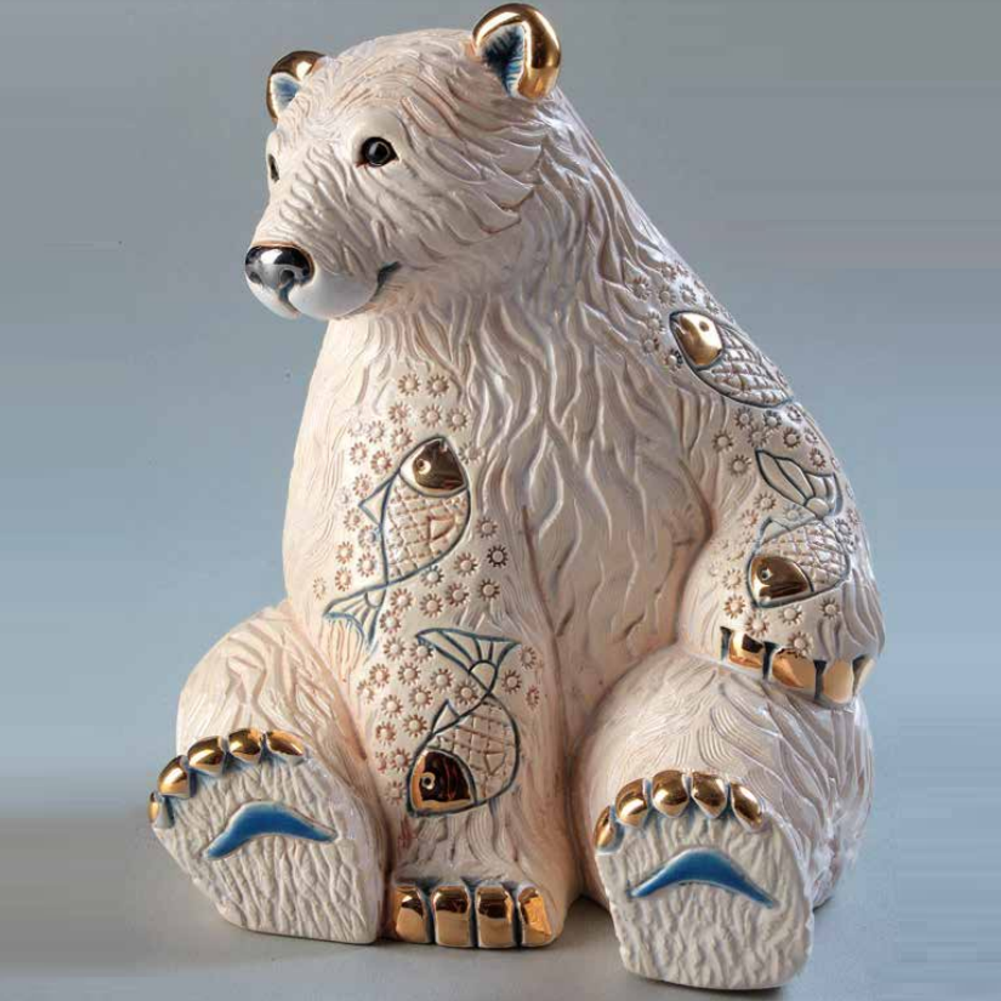 Download Ceramic Polar Bear Fine Art Ceramics Art Collectibles