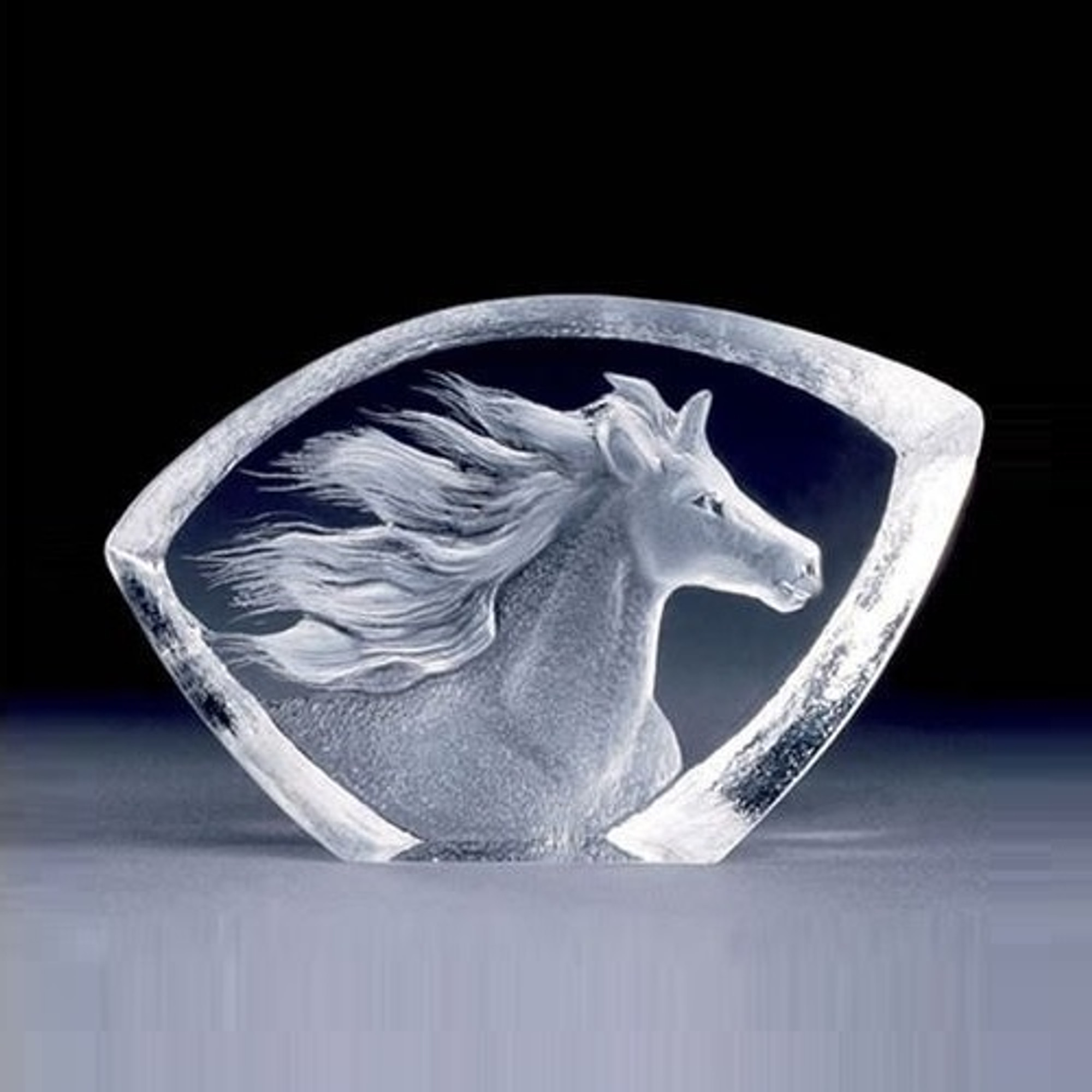 Mini Horse Crystal Sculpture | 88146 | Mats Jonasson Maleras