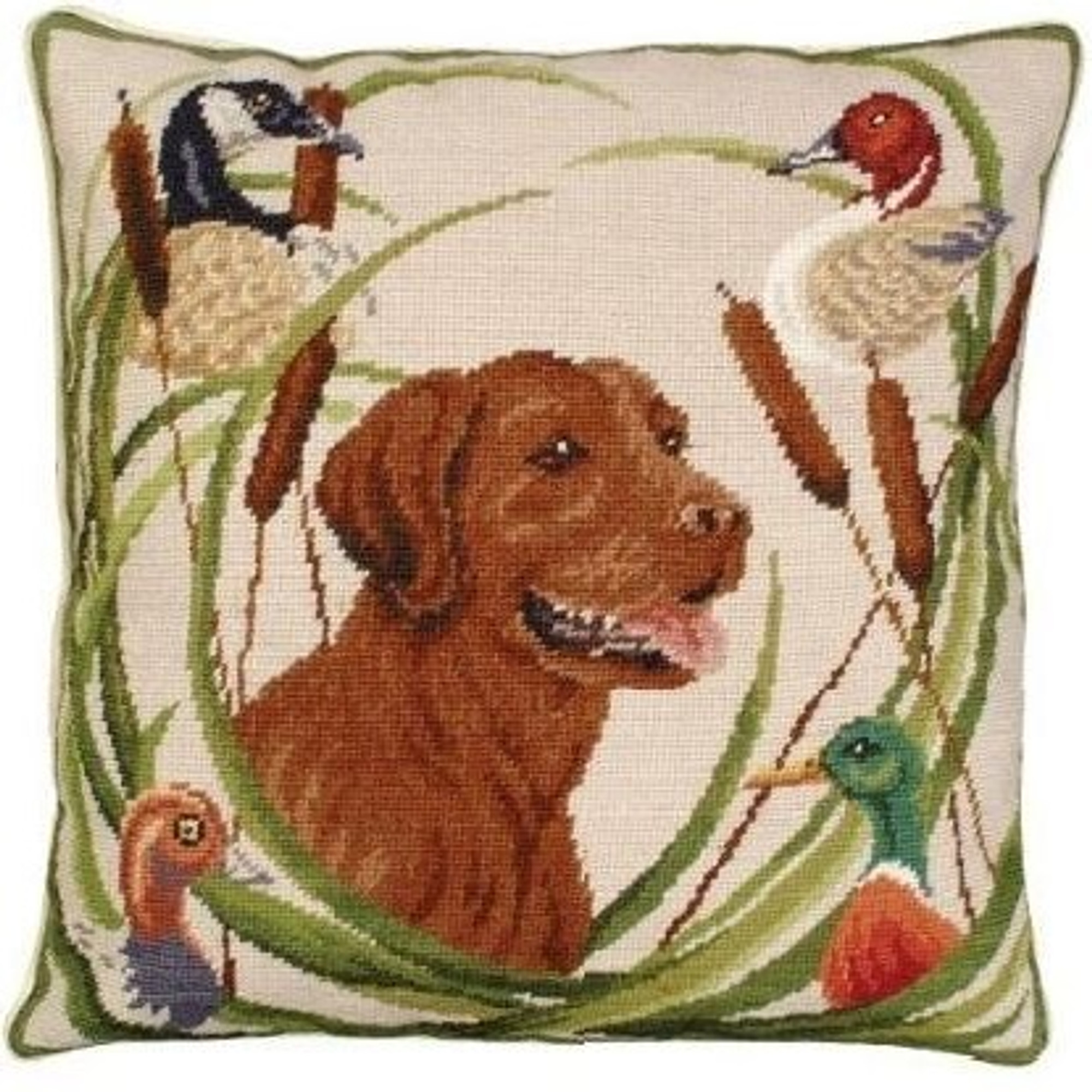 Needlepoint Cocker Spaniel Pillow' by CT