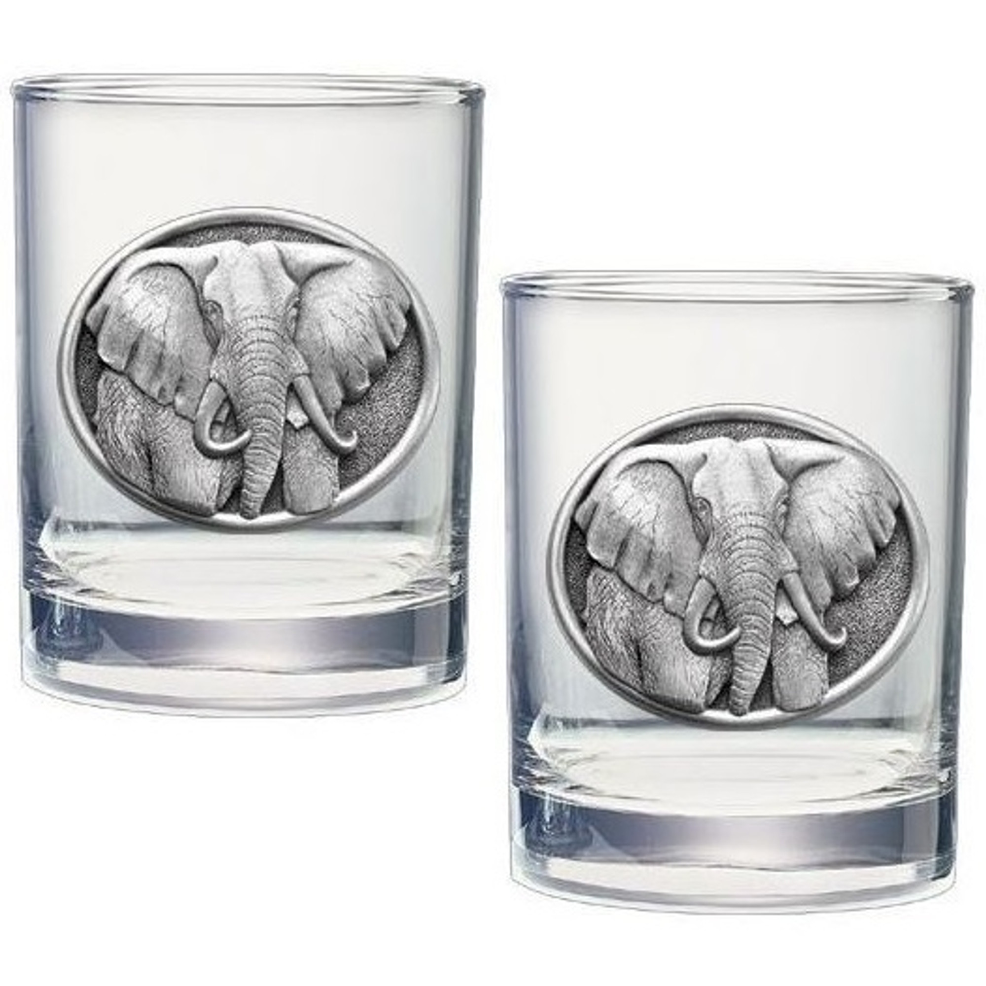 Heritage Pewter Army Stemless Glass Goblets – Set of