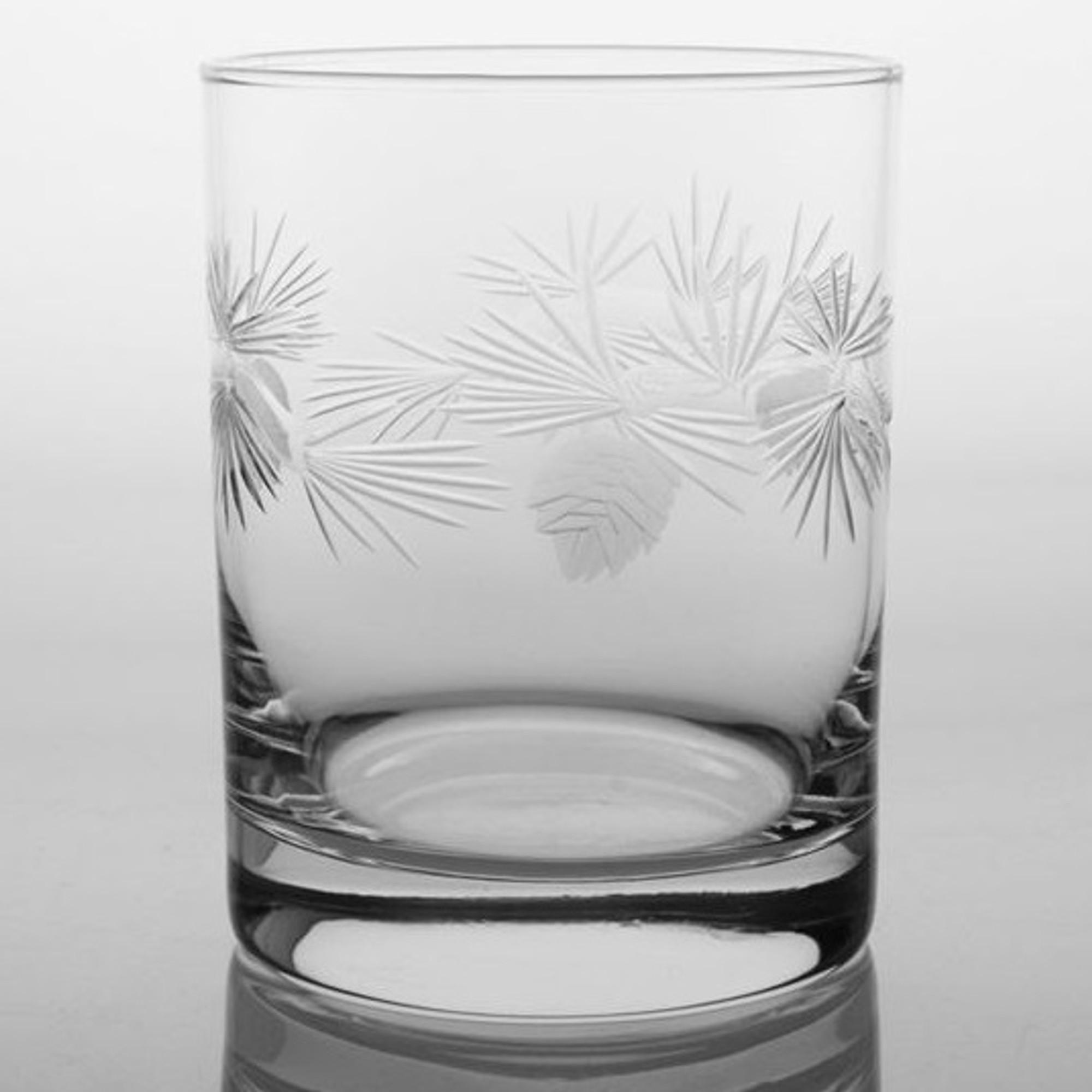 Icy Pine Double Old Fashioned Glass Set of Four