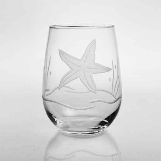 Rolf Glass Starfish Stemless Wine Glass