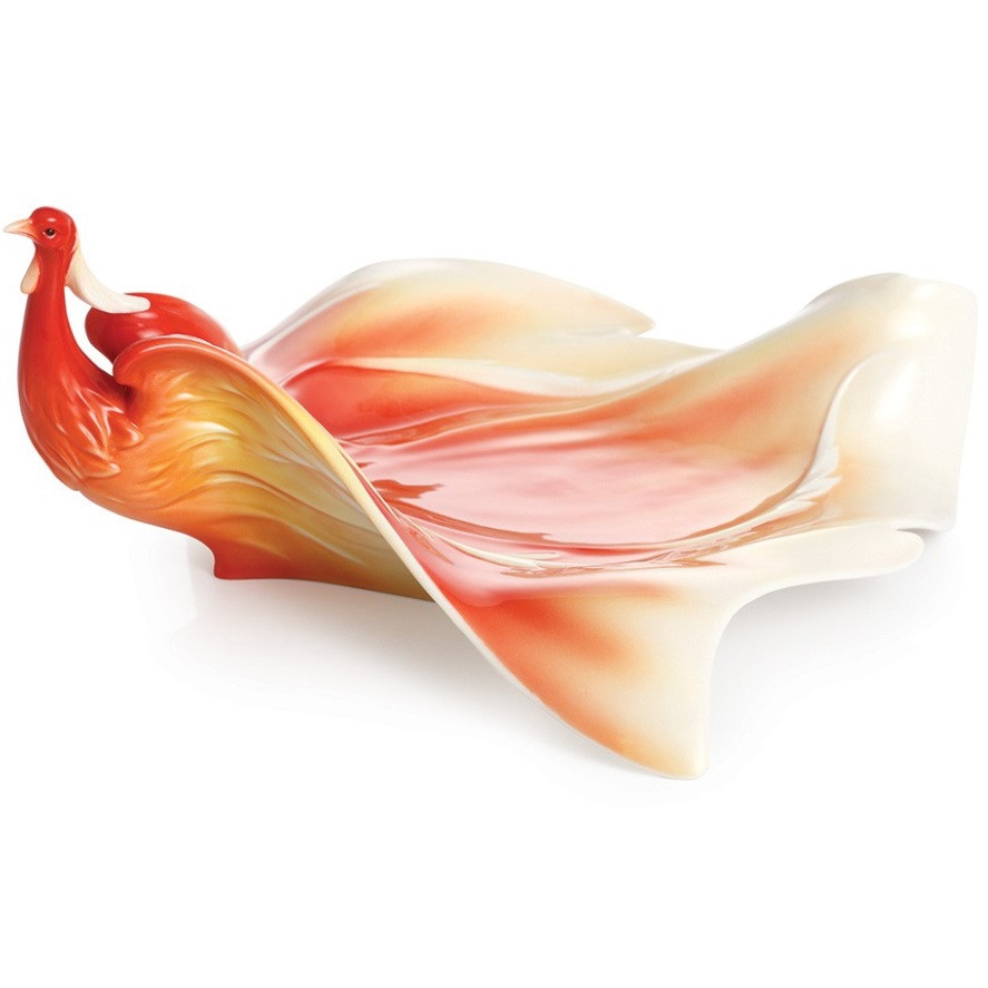 Phoenician Flight Plate | Porcelain | Franz Collection