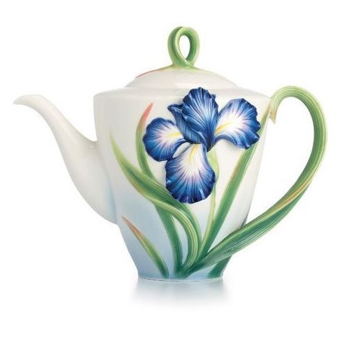 陶芸品　瓷器 Franz collection 收藏品 Iris Teapot | Franz Collection | Porcelain | WildlifeWonders.com