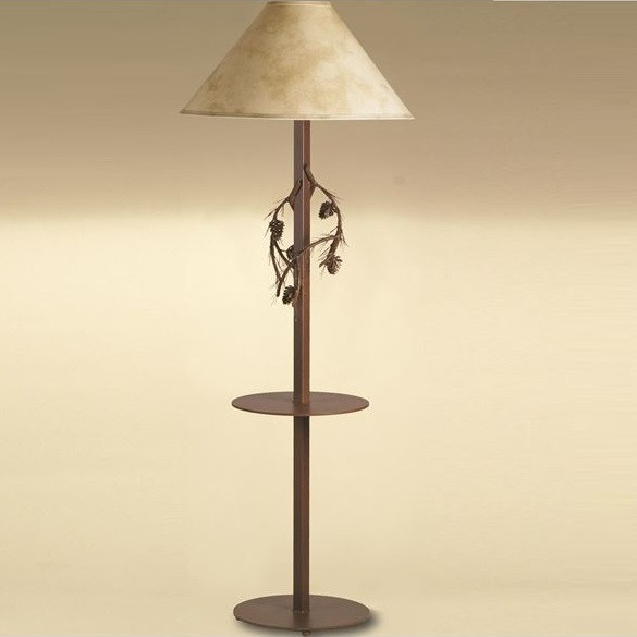 Pine Branch Floor Lamp Table Furnishing Decor
