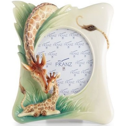Giraffe Photo Frame | Franz Collection | Porcelain