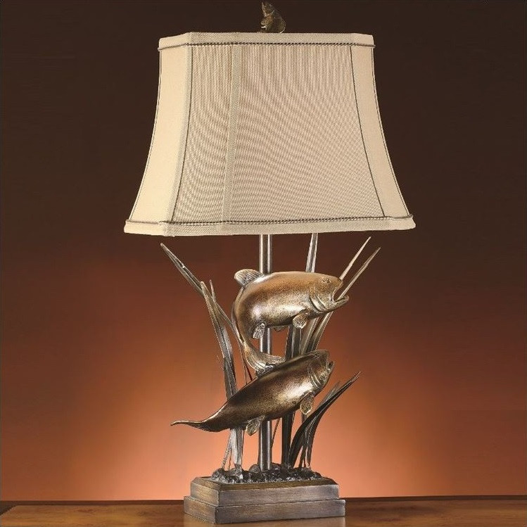 fish table lamp