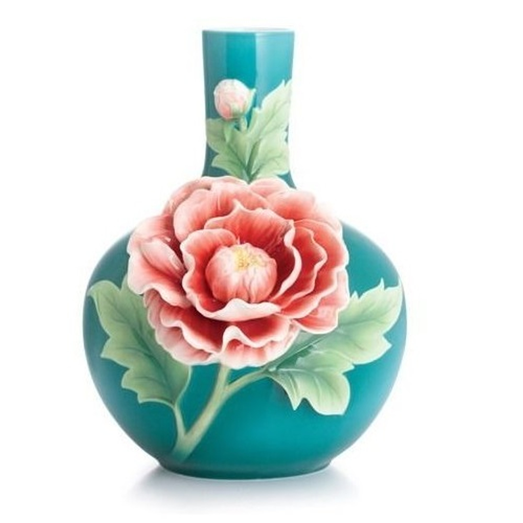 Peony Vase | Porcelain | Franz Collection