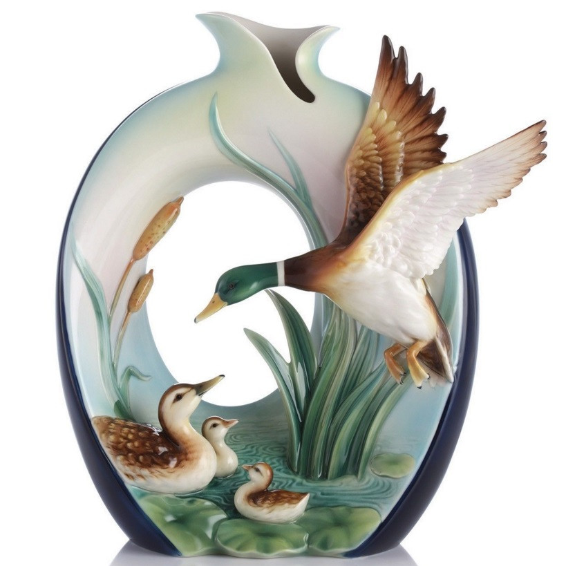 Guardian Mallard Vase