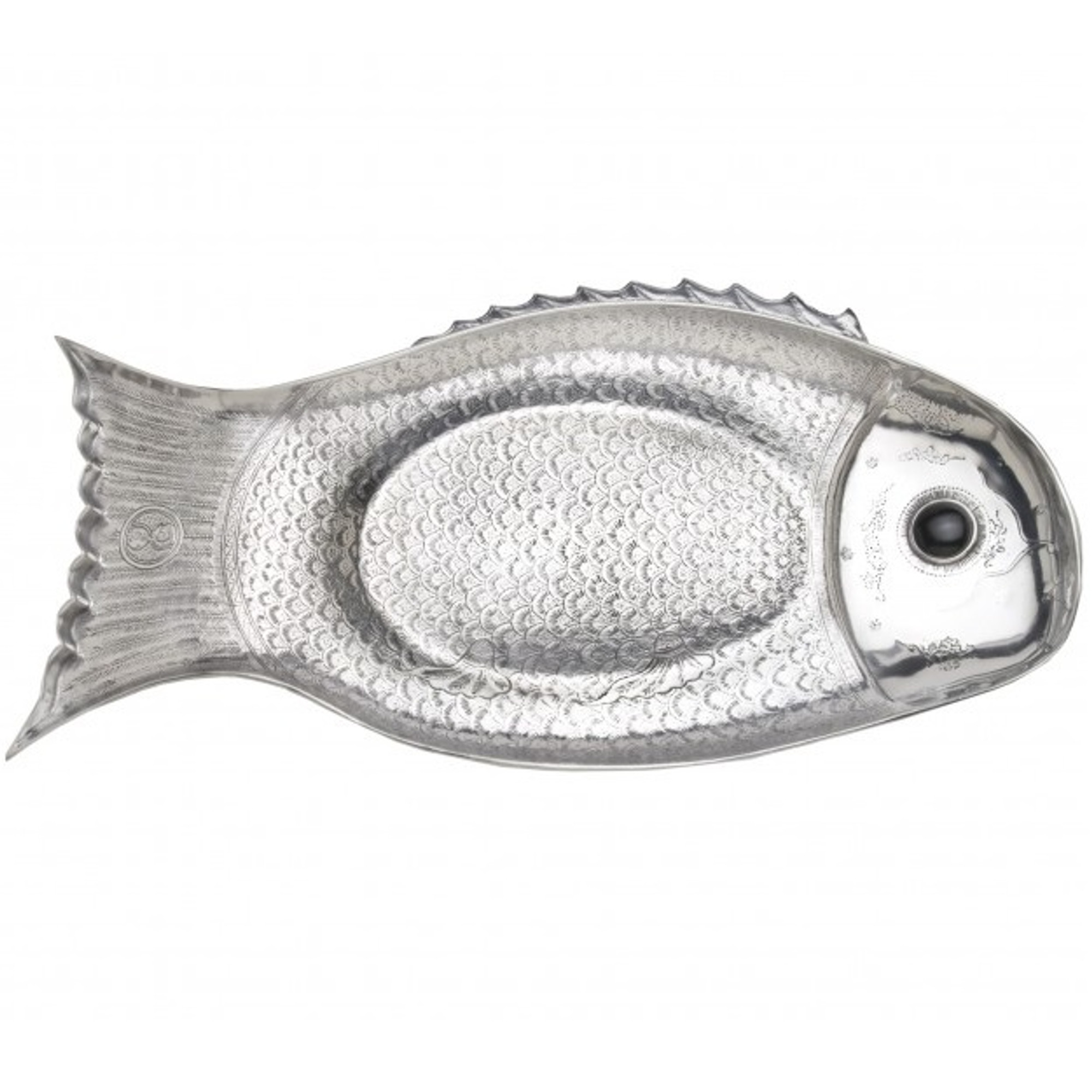 Fish Serving Platter, Aluminum