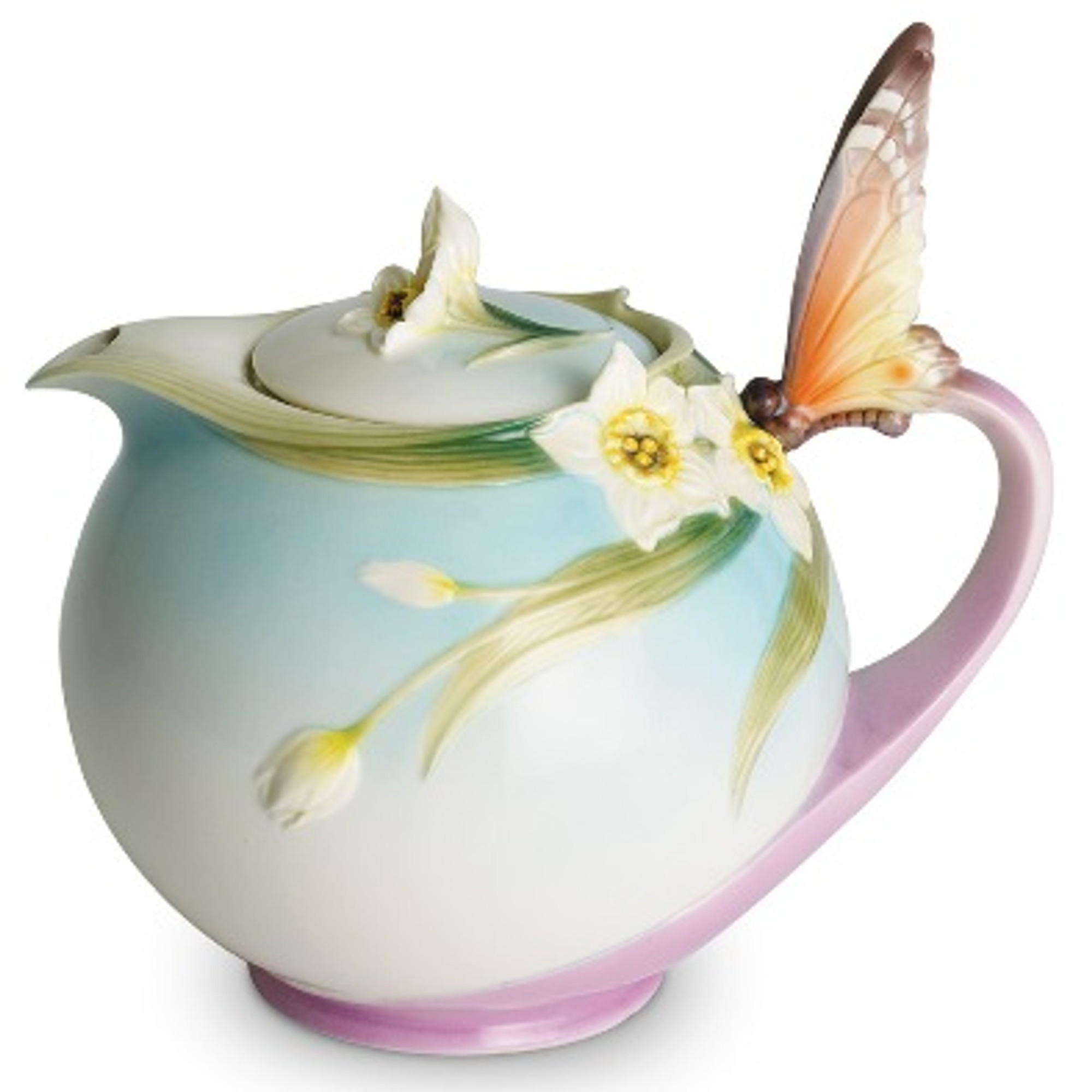 Butterfly Teapot | Franz Collection | Porcelain