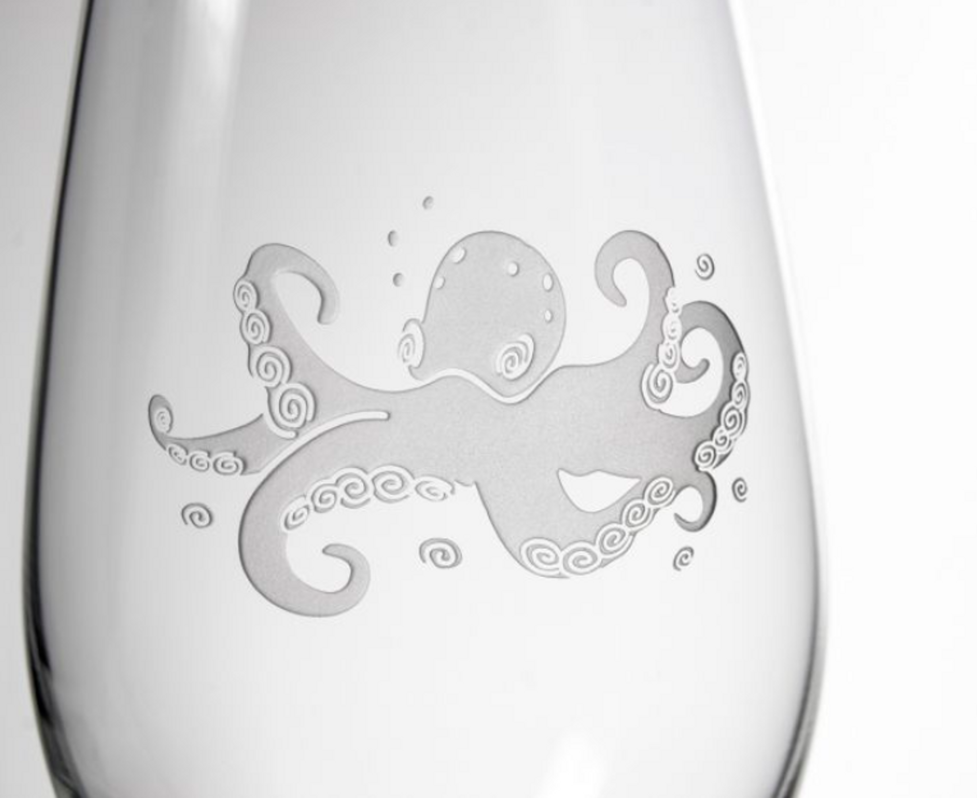 Octopus Wine Glass Set of Four AP Large Glassware