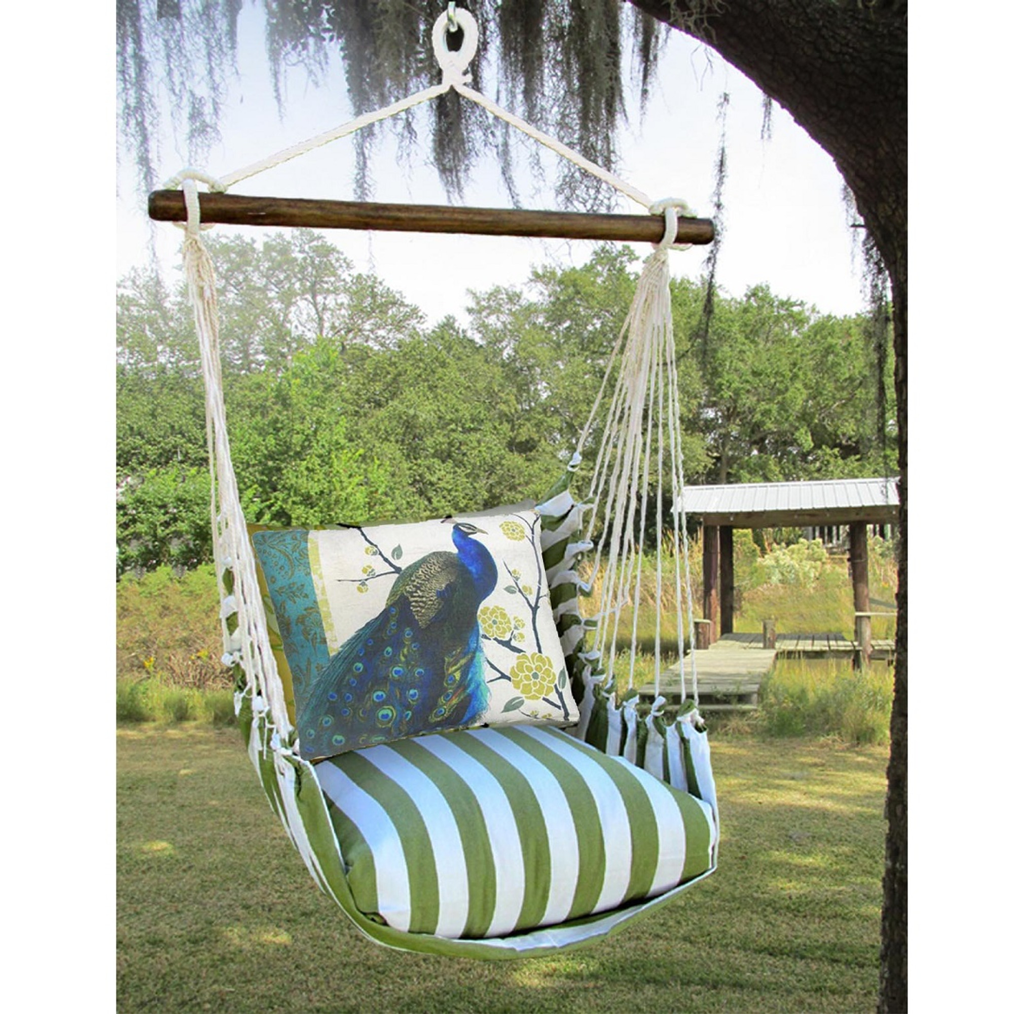 Peacock Hammock Chair Swing Summer Palm