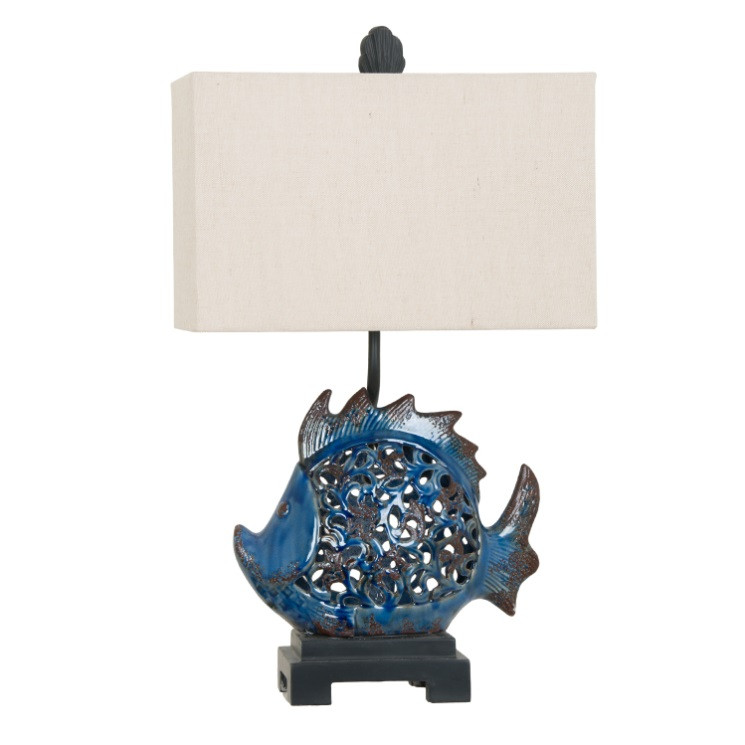 fish table lamp