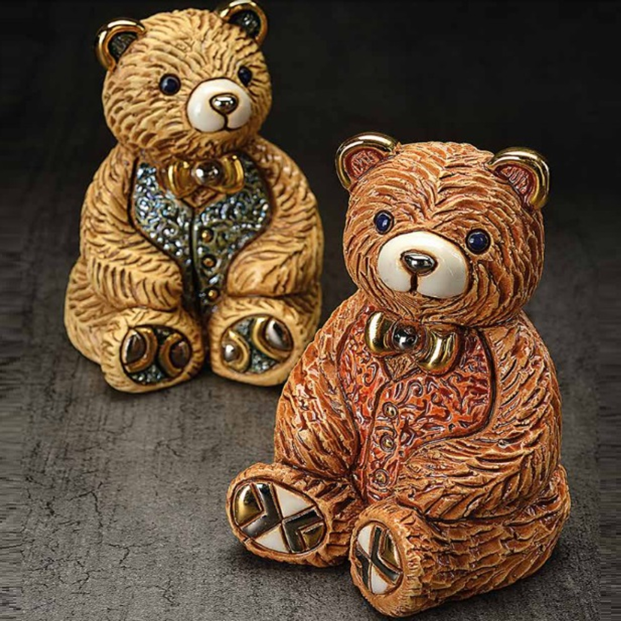 ceramic teddy bear