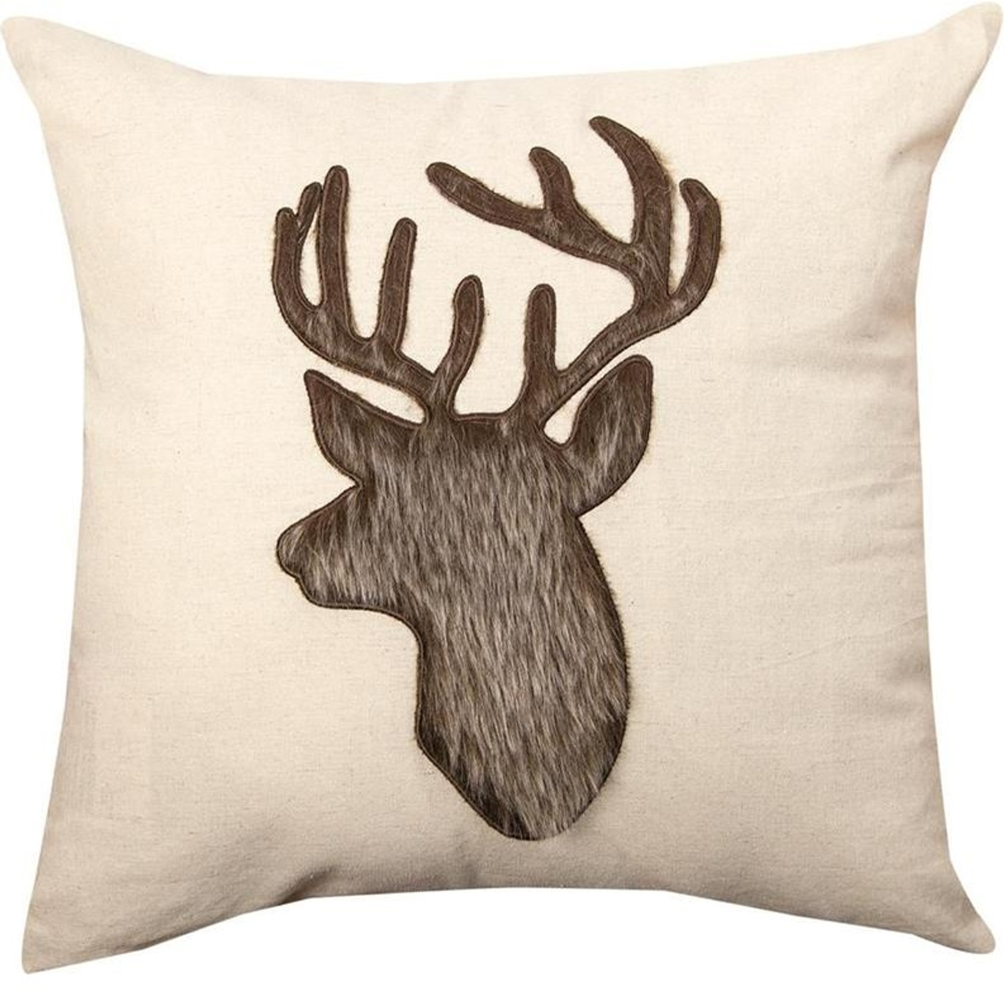 Deer sale fur pillow