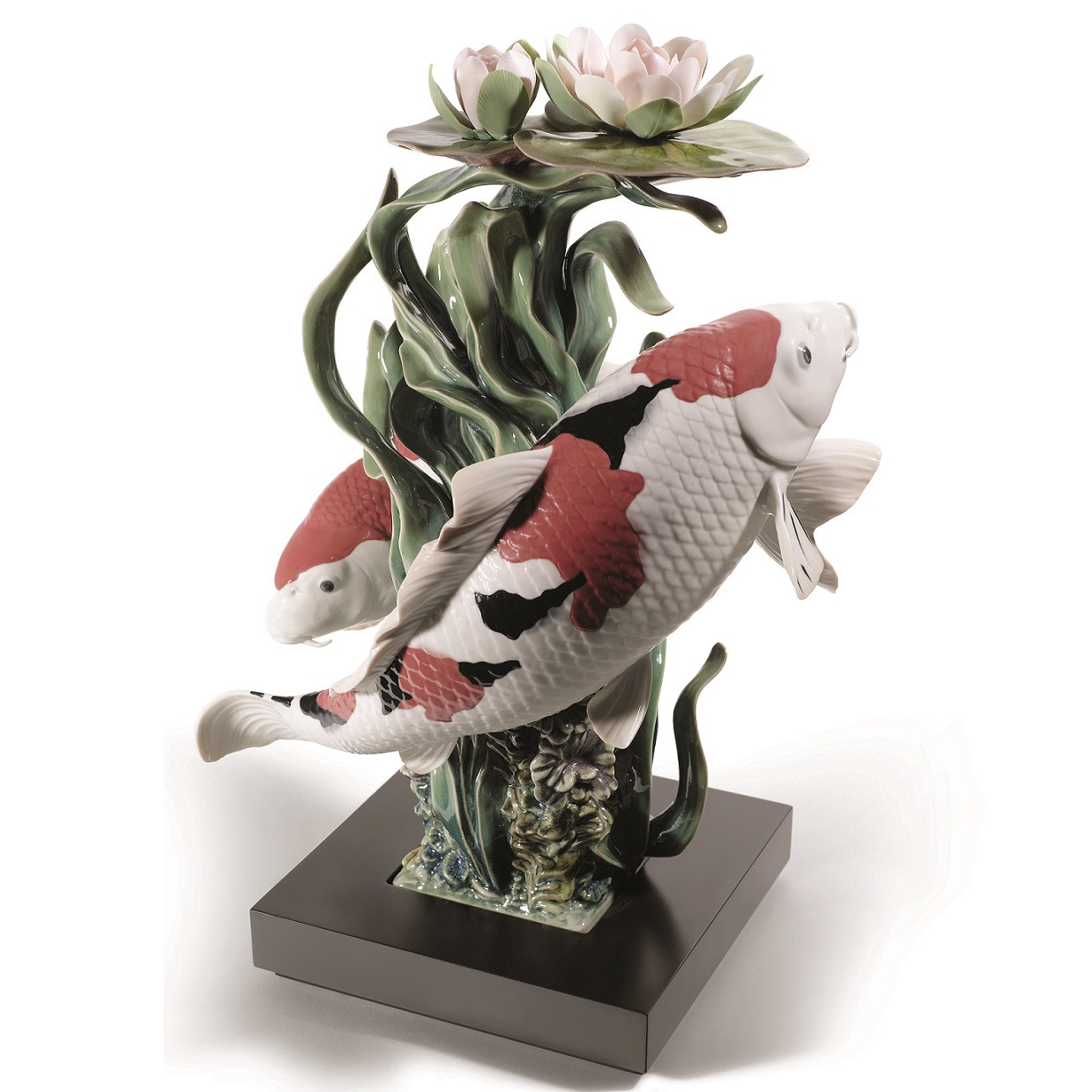 Koi Porcelain Sculpture | Lladro Koi Figurine