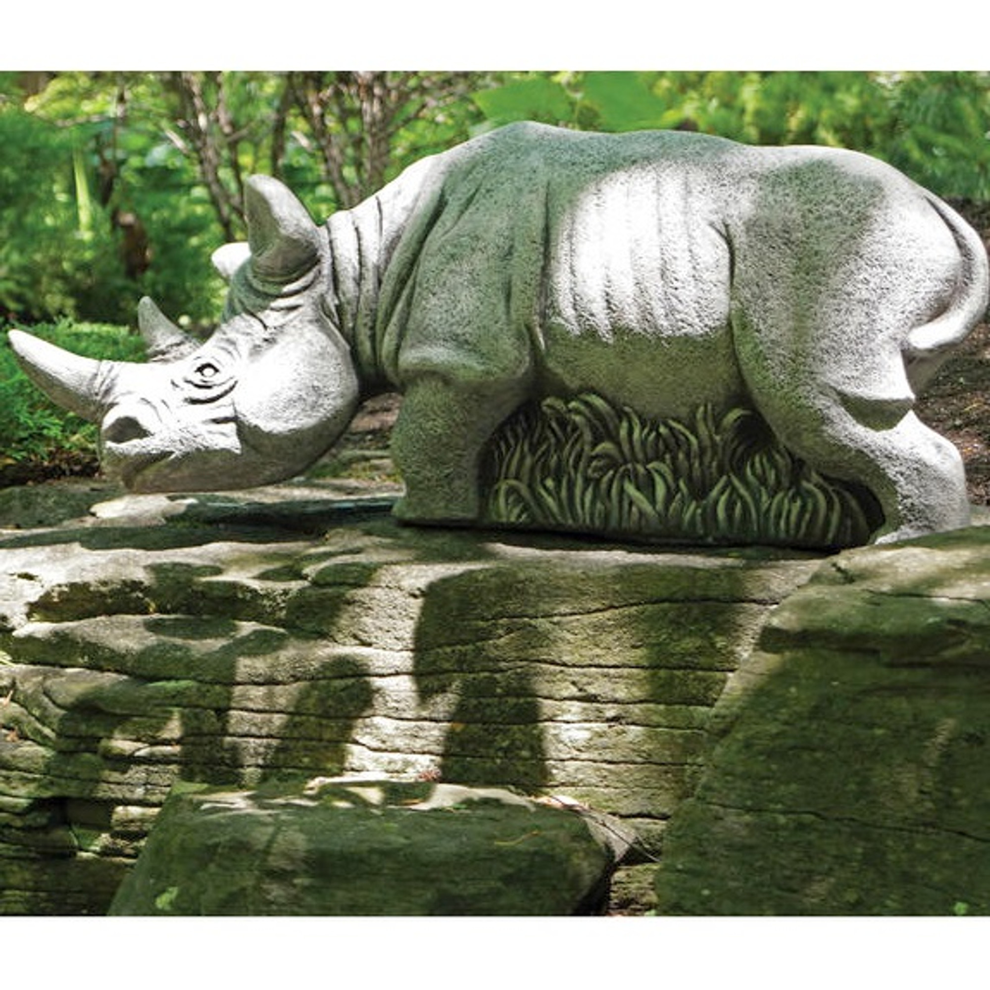 rhinoceros statues