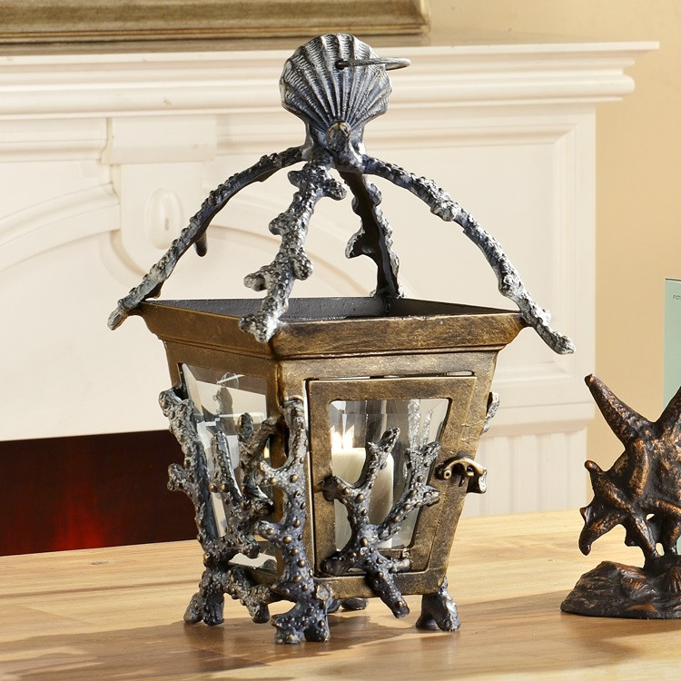 Shell and Coral Lantern | SPI Home | 34540