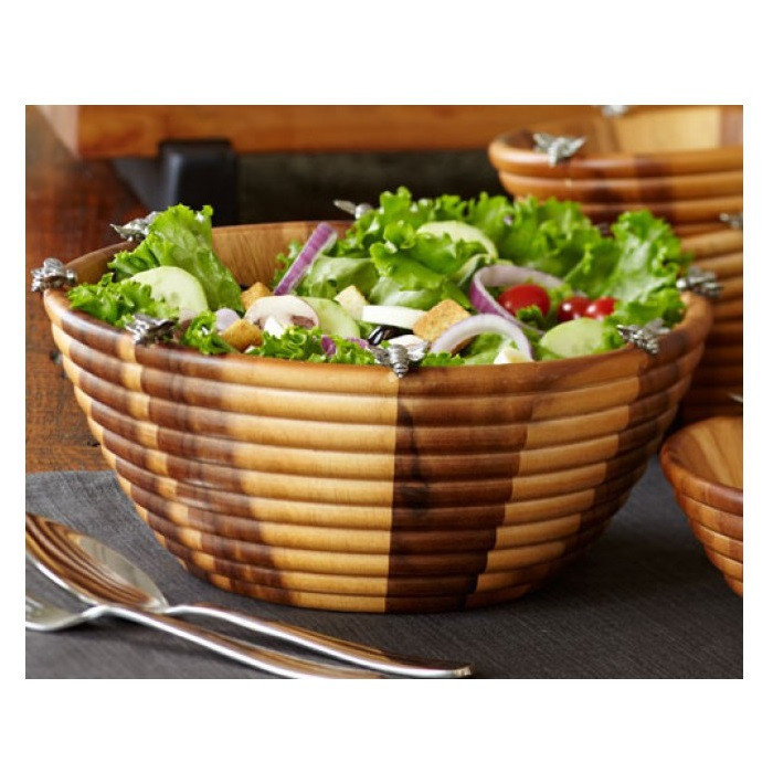 Vagabond House Bee Salad Serving Bowl - Thumbnail 2