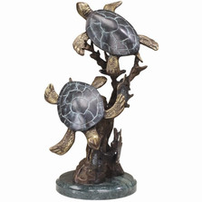 Sea Turtle Duet Small Sculpture | 30236 | SPI Home
