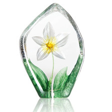 Windflower Crystal Sculpture | 34218 | Mats Jonasson Maleras