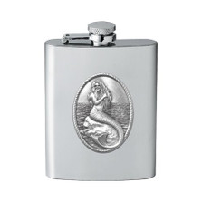 Mermaid Flask | Heritage Pewter | HPIFSK4272
