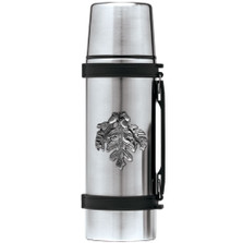 Oak Leaf Thermos | Heritage Pewter | HPITHS4136