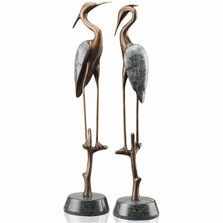 Wetlands Heron Pair Sculptures | 80154 | SPI Home