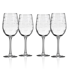 Fish 12 oz White Wine Glass Set of 4 | Rolf Glass | 600420