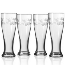 Icy Pine Pilsner Glass Set of 4  | Rolf Glass | 207469