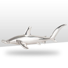 Hammerhead Shark Silver Plated Sculpture | A91 | D'Argenta