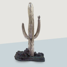 Saguaro Cactus Silver Plated Sculpture | C1 | D'Argenta