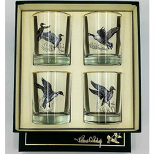 Duck Double Old Fashioned Glass Set | Waterfowl | Richard Bishop | 2026WAT