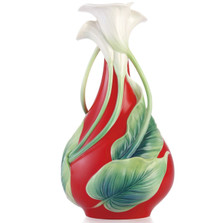 Lily Vase | Sculptured | Franz Porcelain