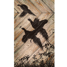 Pheasant Silhouette Wood Wall Art | Wild Wings | 5209606105