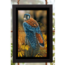 Kestrel Falcon Stained Glass Art | Wild Wings | 5386498024