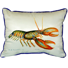 Lobster Art Indoor Outdoor Pillow 20x24 | Betsy Drake | BDZP081