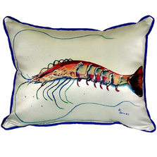 Shrimp Indoor Outdoor Pillow 20x24 | Betsy Drake | BDZP395